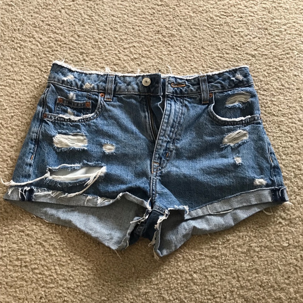 Denim shorts